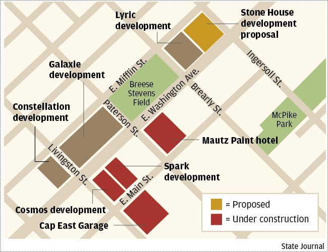 East Washington developments map